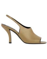 TOTEME - Contour Nappa Slingbacks Desert - Lyst