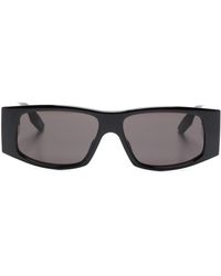 Balenciaga - Led Frame Logo-Print Sunglasses - Lyst