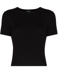 Ksubi - Short-sleeved Cropped T-shirt - Lyst