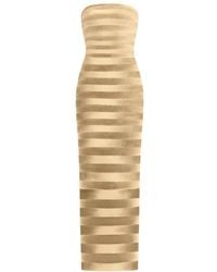 Hervé Léger - The Nia Strapless Bandage Gown - Lyst