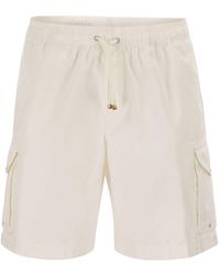 Brunello Cucinelli - Cotton Shorts - Lyst