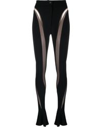 Mugler - Illusion Panelled Trousers - Lyst