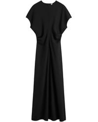 TOTEME - Short-sleeve Midi Dress - Lyst