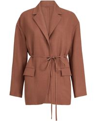 Brunello Cucinelli - Twill Tie Blazer - Lyst