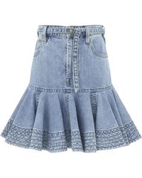 Zimmermann - Indra Mini Skirt - Lyst