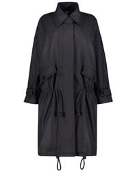 DRYKORN Classic Charcoal Overcoat - Black