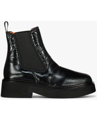 Marni Chelsea Ankle Boots - Black