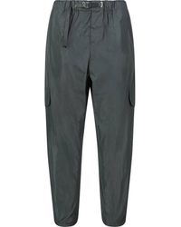 White Sand Relaxed Cargo Pants - Black