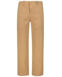 DRYKORN Beige Toned Straight-fit Trousers - Natural