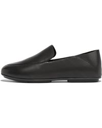 Fitflop - Allegro Crush-Back Leather Loafers (All) Shoes - Lyst