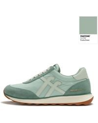 Fitflop - Retro-Q X Pantone Suede Trainers Frosty, Size: Uk - Lyst