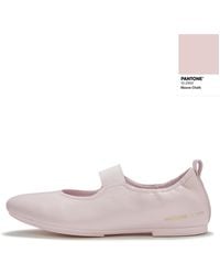 Fitflop - Delicato X Pantone Poise Leather Mary-Janes, Mauve Chalk, Size: Uk - Lyst