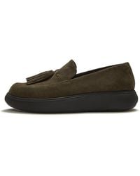 Fitflop - Iq-Comff Suede Tassel Loafers, Deep, Size: Uk - Lyst