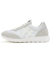 Fitflop - Retro-Q Metallic-Fabric/Suede Trainers - Lyst
