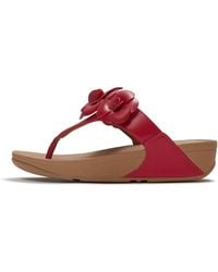 Fitflop - Lulu Flower Toe-Post Sandals - Lyst
