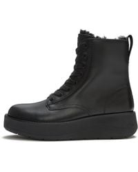 Fitflop - Gen-Ff Roam Shearling Leather Boots, All, Size: Uk - Lyst