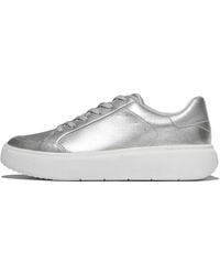 Fitflop - Women Rtg Metallic-leather Trainers Leather/pu - Lyst