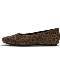 Fitflop - Delicato Suede Ballerinas, Leopard Print, Size: Uk - Lyst