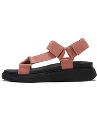 Fitflop - Gen-Ff Adjustable Denim Back-Strap Sandals - Lyst