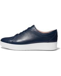 Fitflop - Rally Leather Trainers - Lyst