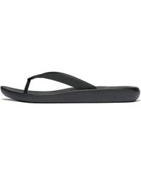 Fitflop - Iqushion Textured-Strap Flip-Flops - Lyst
