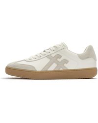 Fitflop - The Dash T-Toe Leather/Suede Trainers - Lyst