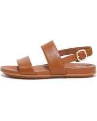 Fitflop - Gracie Leather Back-Strap Sandals - Lyst