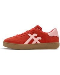 Fitflop - The Dash T-Toe Suede Trainers Suede/Leather - Lyst