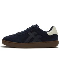 Fitflop - The Dash Ff T-Toe Suede Trainers, Midnight, Size: Uk - Lyst
