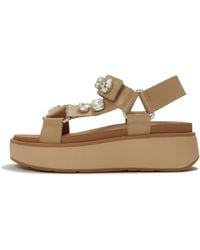 Fitflop - Gen-Ff Max Ultra-Jewel Leather Back-Strap Sandals - Lyst