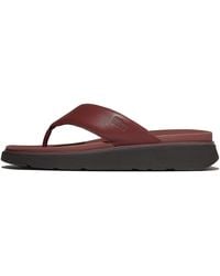 Fitflop - Gen-Ff Leather Flip-Flops - Lyst