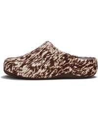 Fitflop - Shuv Leather Pony-Hair Mules, Size: Uk - Lyst