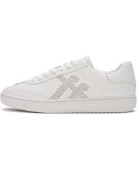 Fitflop - The Dash T-Toe Leather Trainers, Urban, Size: Uk - Lyst