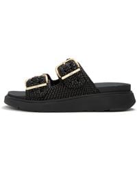 Fitflop - Gen-Ff Woven Two-Bar Slides - Lyst