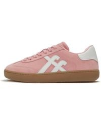 Fitflop - The Dash T-Toe Suede Trainers Suede/Leather - Lyst