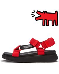Fitflop - Gen-Ff X Keith Haring T-Bar Sandals - Lyst