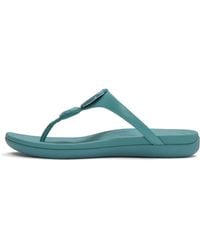 Fitflop - Solay Glossy-Disc Toe-Post Sandals - Lyst