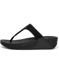 Fitflop - Lulu Crystal Toe-Post Sandals - Lyst