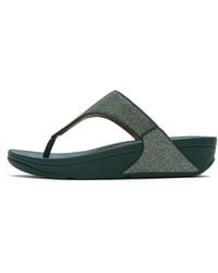 Fitflop - Lulu Shimmerglitz Toe-Post Sandals - Lyst