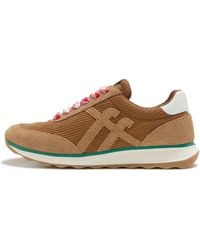 Fitflop - Retro-Q Ff Suede Trainers Cotton/Suede/Pu, Terracotta, Size: Uk - Lyst