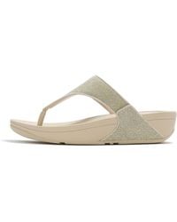 Fitflop - Lulu Shimmerglitz Toe-Post Sandals - Lyst