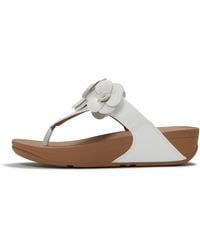 Fitflop - Lulu Flower Toe-Post Sandals - Lyst