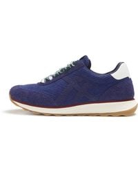 Fitflop - Retro-Q Suede Trainers Cotton/Suede/Pu, Deep, Size: Uk - Lyst