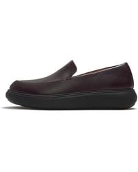 Fitflop - Iq-Comff Leather Loafers, Mix, Size: Uk - Lyst