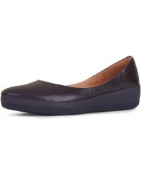 midnight blue flats
