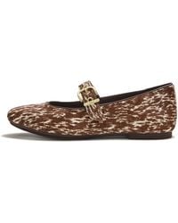 Fitflop - Delicato Leather Pony-Hair Mary Janes, Size: Uk - Lyst