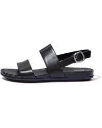 Fitflop - Gracie Leather Back-Strap Sandals - Lyst