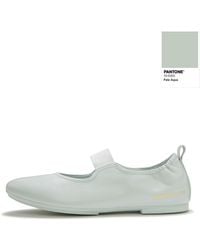 Fitflop - Delicato X Pantone Poise Leather Mary-Janes, Pale Aqua, Size: Uk - Lyst