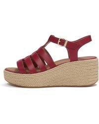 Fitflop - Platfforms Espadrille Leather Fisherman Wedge Sandals - Lyst