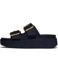 Fitflop - Gen-Ff Max Buckle Two-Bar Slides - Lyst